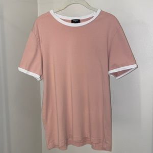 Forever 21 Men’s Pink T-Shirt Size L